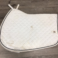 Quilt Jumper Saddle Pad *gc, v.dirty, stains, hairy
