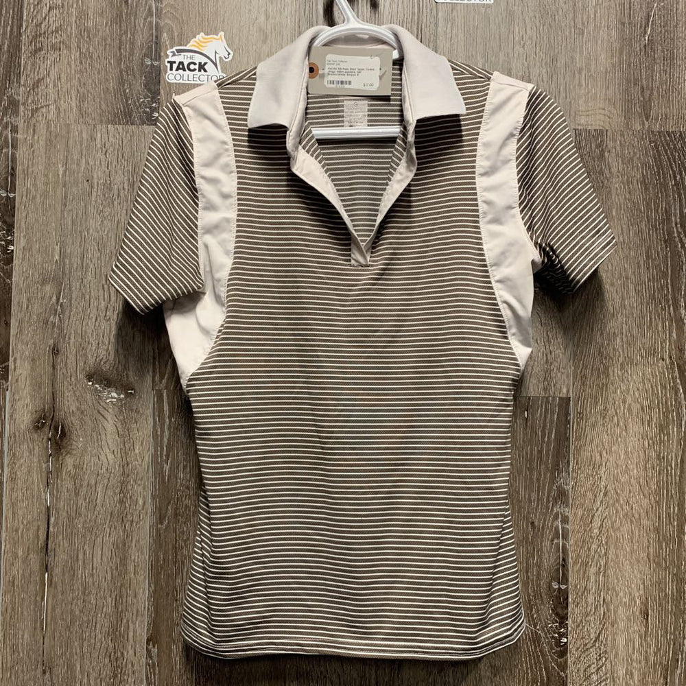 SS Polo Shirt *older, faded, dingy, seam puckers, fair
