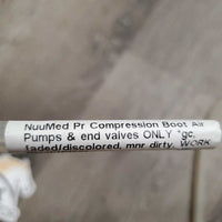 Pr Compression Boot Air Pumps & end valves ONLY *gc, faded/discolored, mnr dirty, WORK