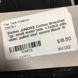 JUNIORS Cotton Breeches *gc, small waist hole, v.faded, pills, older, pulled seat seams
