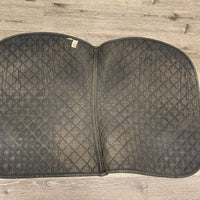 Quilt Jumper Saddle Pad, cut tabs *fair, dirty, hair, stains, rubs, tears
