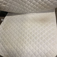 Quilt Jumper Saddle Pad, "Paramount" embroidery *gc, clean, stained, pilly, rubs, mnr tears