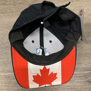 Get Over It" Ball Cap, Canada Flag Brim *vgc, hair, mnr dirt