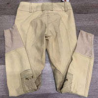Euroseat Breeches *gc, discolored/stained seat & legs, seam puckers, puckered/wrinkled knees
