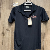 SS Polo Shirt, 1/4 Button Up "Paramount" *vgc, mnr runs/snags
