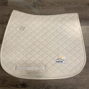 Quilt Jumper Saddle Pad *gc, stained, cut tabs, hair, dirt, pills, threads/frays, rubs