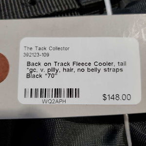 Fleece Cooler, tail *gc, v. pilly, hair, no belly straps