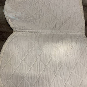Quilt Jumper Saddle Pad, tabs *gc, older?, puckered, clean, stained