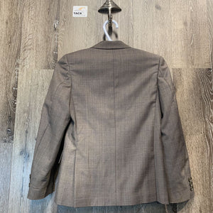 JUNIORS Show Jacket, sparkle lining *vgc, older, creased cuff, loose cuff lining