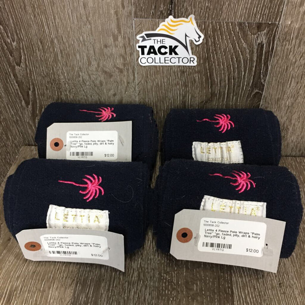 4 Fleece Polo Wraps 