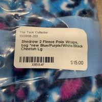 2 Fleece Polo Wraps, bag *new