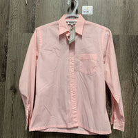LS Western Shirt, Buttons *gc, seam puckers, wrinkles, mnr stains
