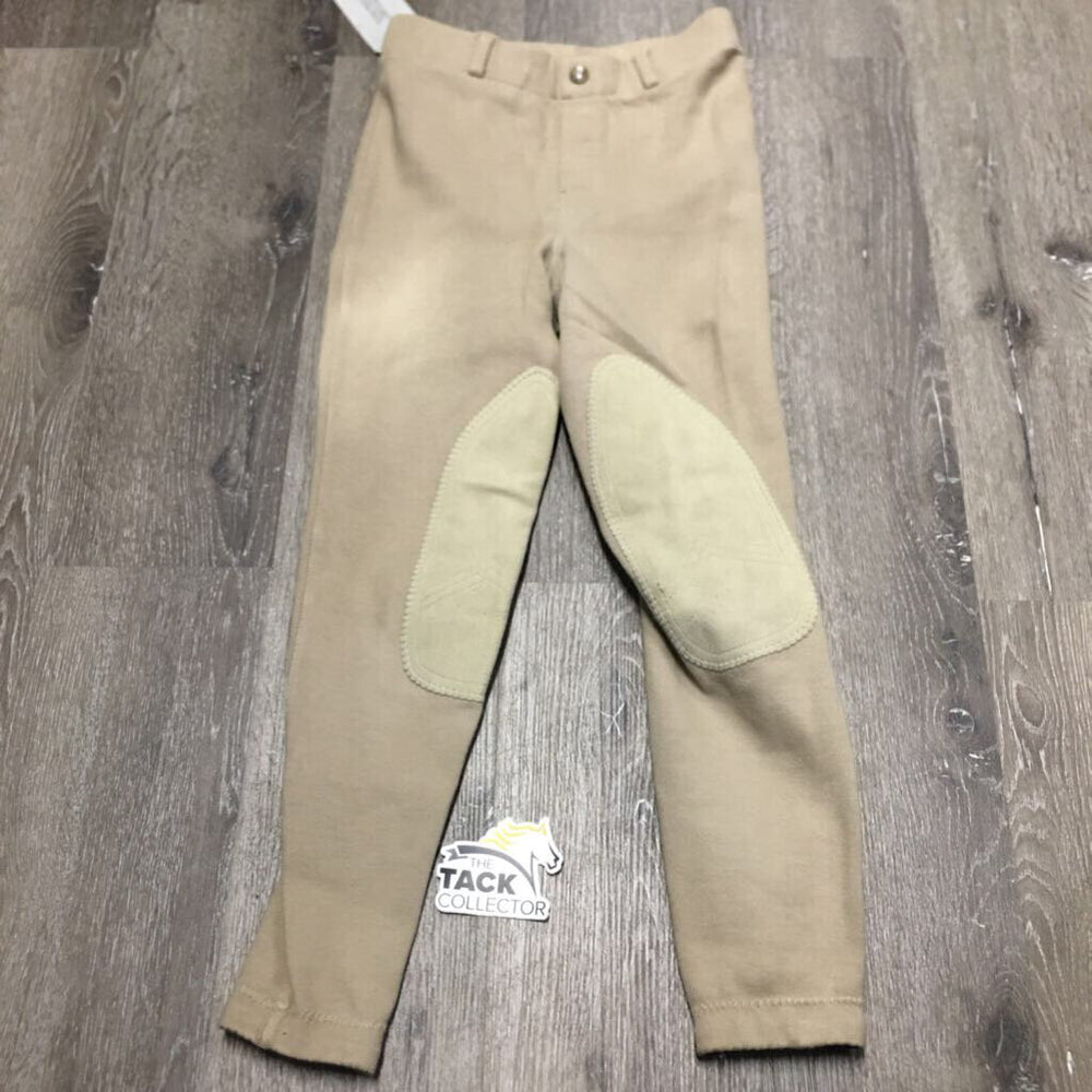 JUNIORS Cotton Breeches, Pull On *vgc, mnr pilly knees & undone stitches