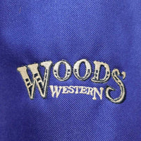 Hvy Suede, Fringe & Crystal Western Showmanship Jacket, Zip, Purple Garment Bag *vgc, mnr pills, + shoulder pads, mnr dirt, threads, missing bling
