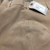 Hvy Cotton Breeches, Pull on *vgc, sm hole, mnr stains, faded
