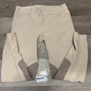 Euroseat Breeches *gc, mnr pills, seam puckers, v.puckered/stretched seat, stains/discolored