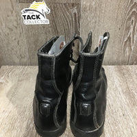 JUNIORS Pr Lace Paddock Boots *fair, clean, v.scraped/peeled toes, 0 insoles, pilly
