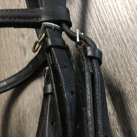 Soft Rsd FS Bridle, 0 reins *vgc, older, clean, oil, threads, tight keepers
