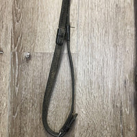 Rubber Lined Reins, elastic inserts *gooey/sticky edges, threads, chewed, creases, dirty