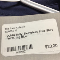 Sleeveless Polo Shirt *new, tag
