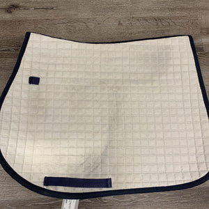 Quilt Jumper Saddle Pad, cut tabs *fair, dingy, hairy, pilly, dirt