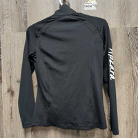 LS Sun Shirt, 1/4 Zip Up, Mesh Pits & Shoulders *vgc, v.mnr dirt?/stain & snags/pills