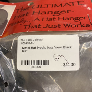 Metal Hat Hook, bag *new