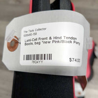 Front & Hind Tendon Boots, bag *new
