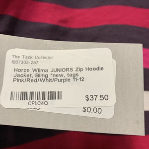 JUNIORS Zip Hoodie Jacket, Bling *new, tags