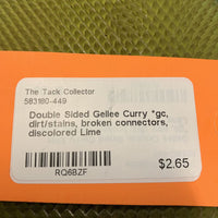 Double Sided Gellee Curry *gc, dirt/stains, broken connectors, discolored
