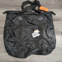 Light Nylon Bag, handles, zipper *vgc, dirty, faded?