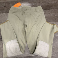 Euroseat Breeches *fair, v.puckered/stretched, discolored/stained seat & legs, snags, dingy, seam puckers, older, v.weak velcro
