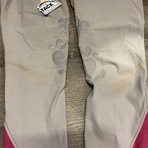 Hvy Euroseat Breeches *older, dingy/discolored, stains, seam puckers, fair