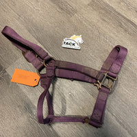 Thick Nylon Halter *gc, dirt/stains?, frayed/rubbed edges, faded?