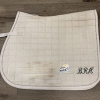 Quilt Jumper Saddle Pad *gc, stains, mnr hair, rubs, pilly