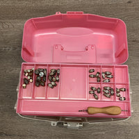 Cork Kit: Plano Box, Wood Cleaner, Nunn Finer Safety Spin Tap, 46 assorted Corks *vgc, v.clean