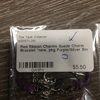 Suede Charm Bracelet *new, pkg

