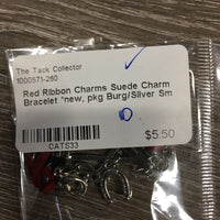 Suede Charm Bracelet *new, pkg
