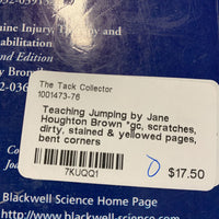 Teaching Jumping by Jane Houghton Brown *gc, scratches, dirty, stained & yellowed pages, bent corners
