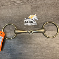 Thick Hvy Loose Ring Snaffle *older, stains, fair, scratches, pitted/peeling, chews, plating, dirt