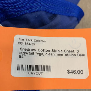 Cotton Stable Sheet, 0 legs/tail *vgc, clean, mnr stains
