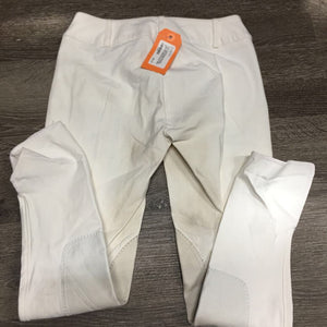 Euroseat Breeches *vgc, stains, discolored seat/legs, older, mnr pulled seat seam