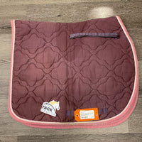 Quilt Jumper Saddle Pad, tabs, piping *gc, clean, faded, rubs, mnr hair
