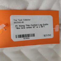Pr Xlong Thin Cotton Leg Quilts *like new