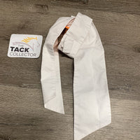 Flat Stock Tie, velcro Collar *dingy, seam puckers, threads
