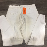 MENS Breeches *gc, older, dingy, v.stained/discolored seat & legs, seam puckers
