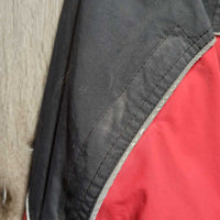 Light Coat, fleece zip in liner, detach hood *fair, faded, pilly, hair, older, stains, mnr dirt, seam puckers
