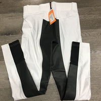 Full Seat Breeches, Pull On *vgc, older, seam puckers, v.mnr stains
