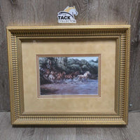 "Thundering Waters" by Kim Penner Framed & Triple Matted Print *gc, dirty, dusty
