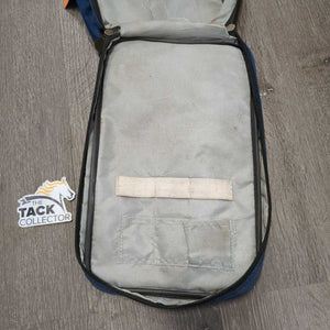 Clipper Bag, Zip, Shoulder Strap *gc, v.dirty & stains, older